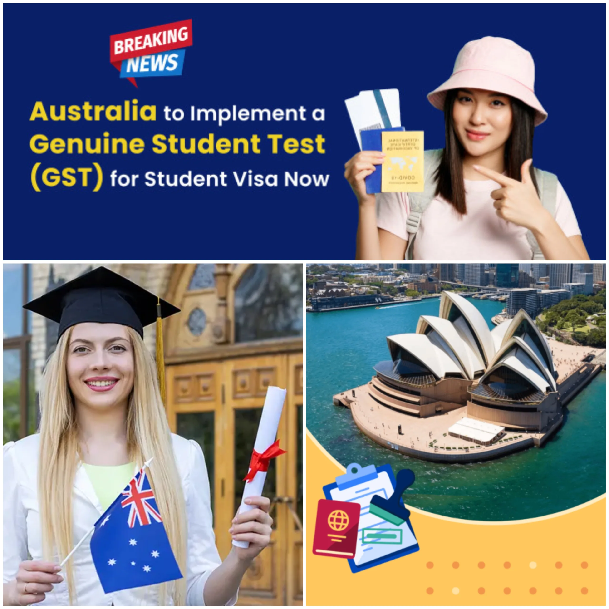 What is Genuine Student Test in Australia?