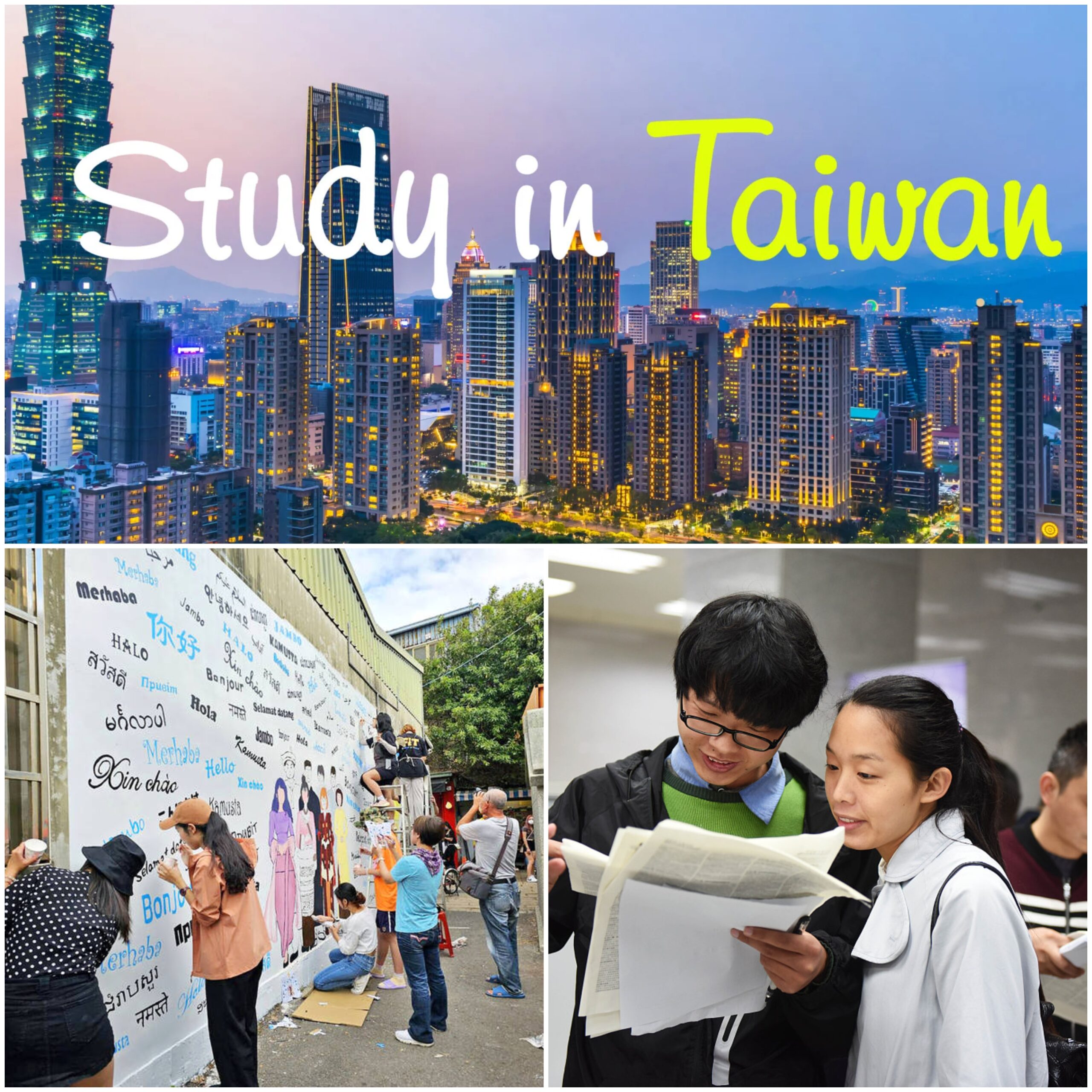 work on a student visa in Taiwan
