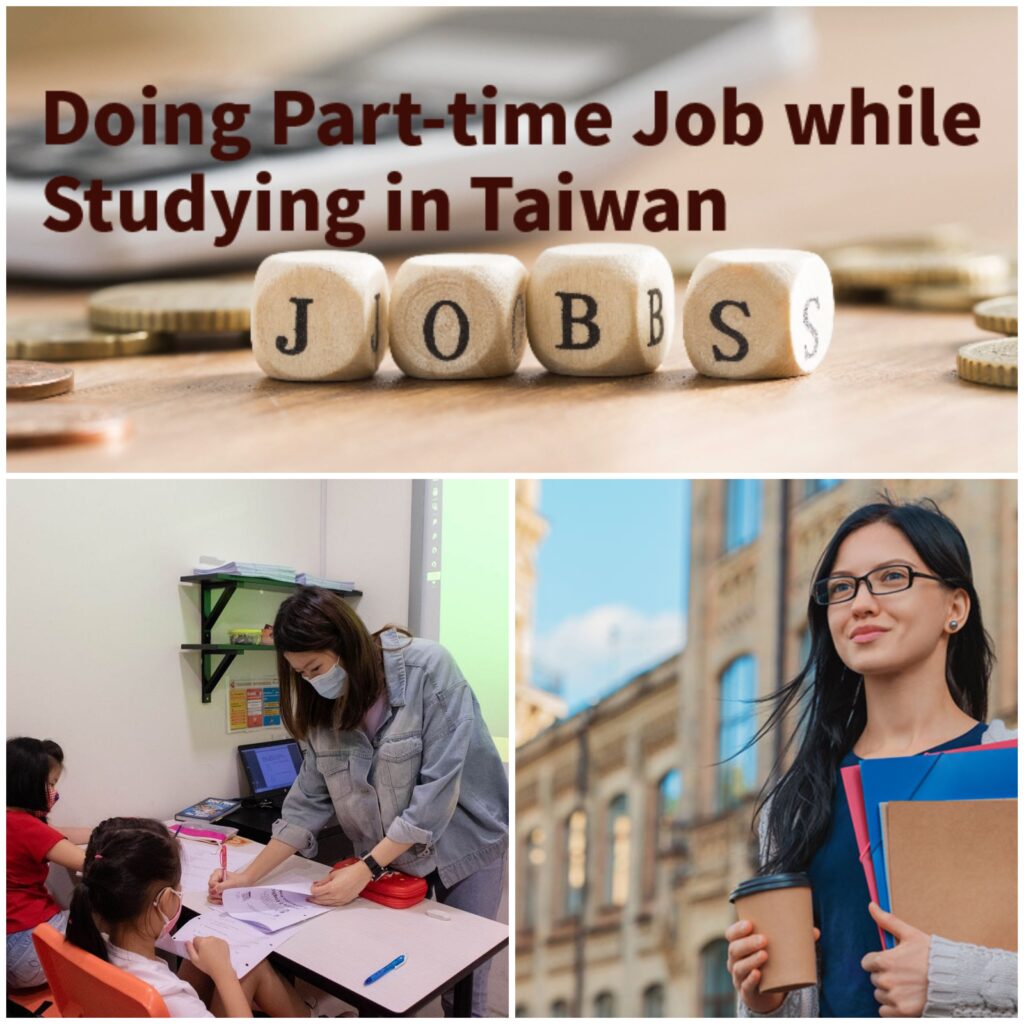 work on a student visa in Taiwan