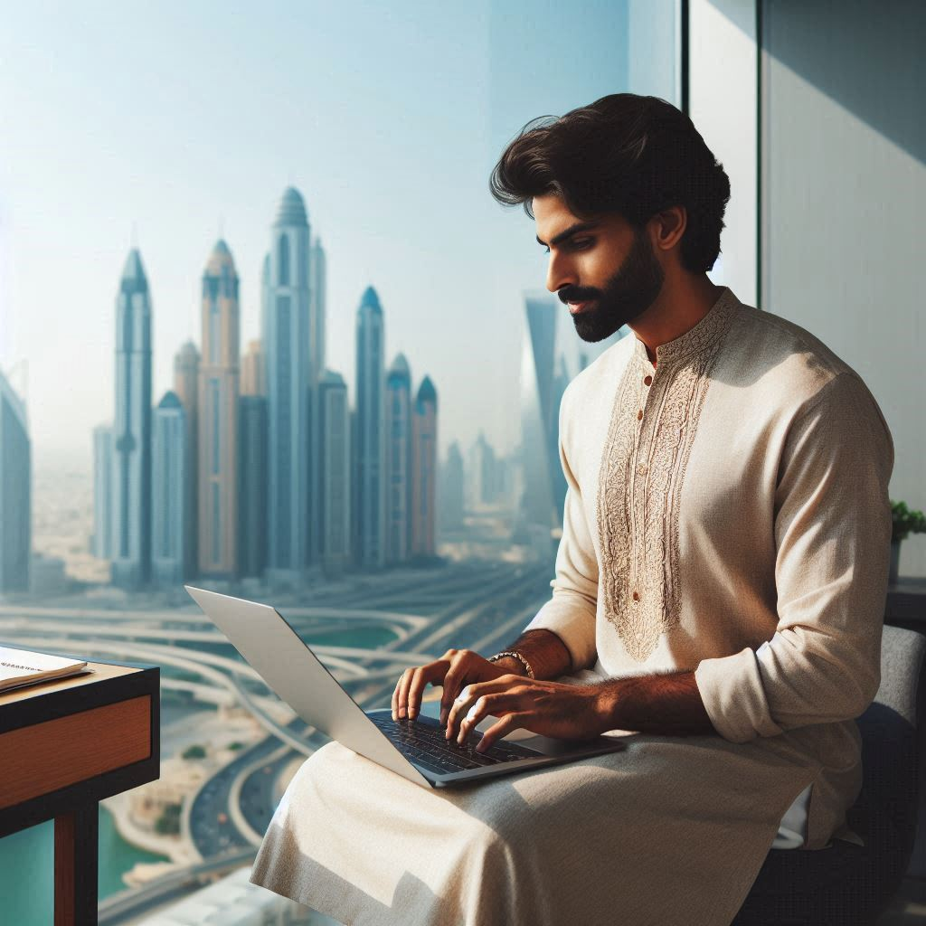 work remotely from Dubai