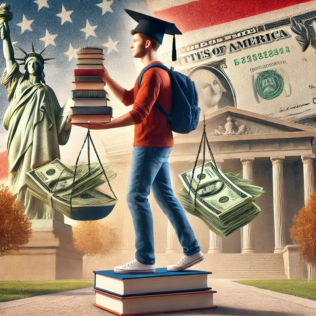 a student earn part-time in the USA