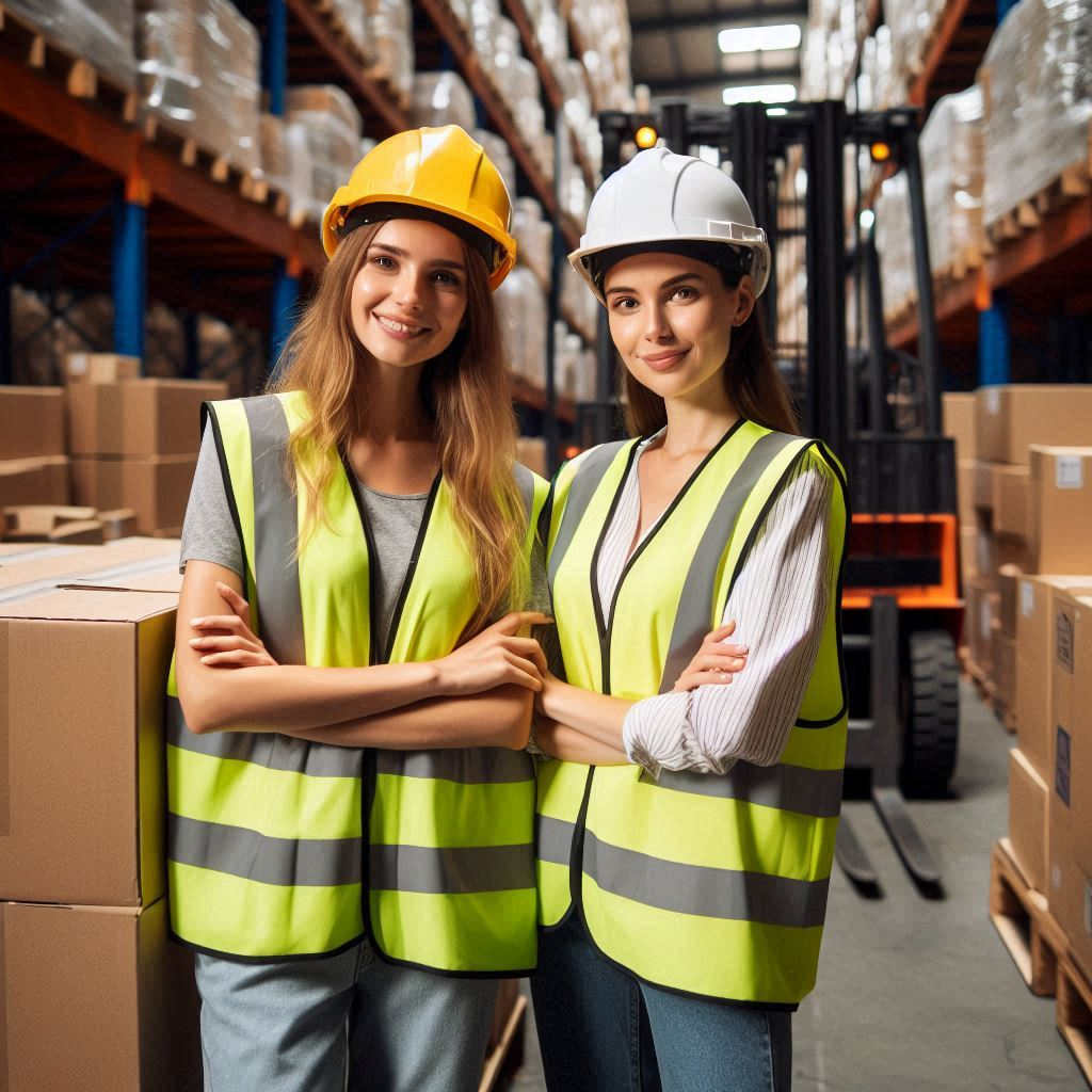 warehouse workers