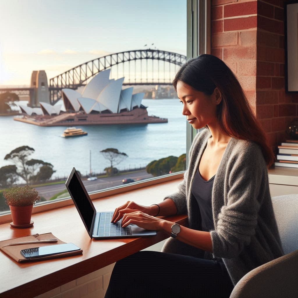 work remotely in Australia