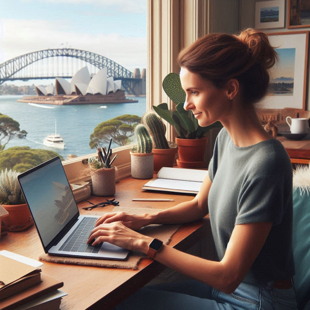 work remotely in Australia