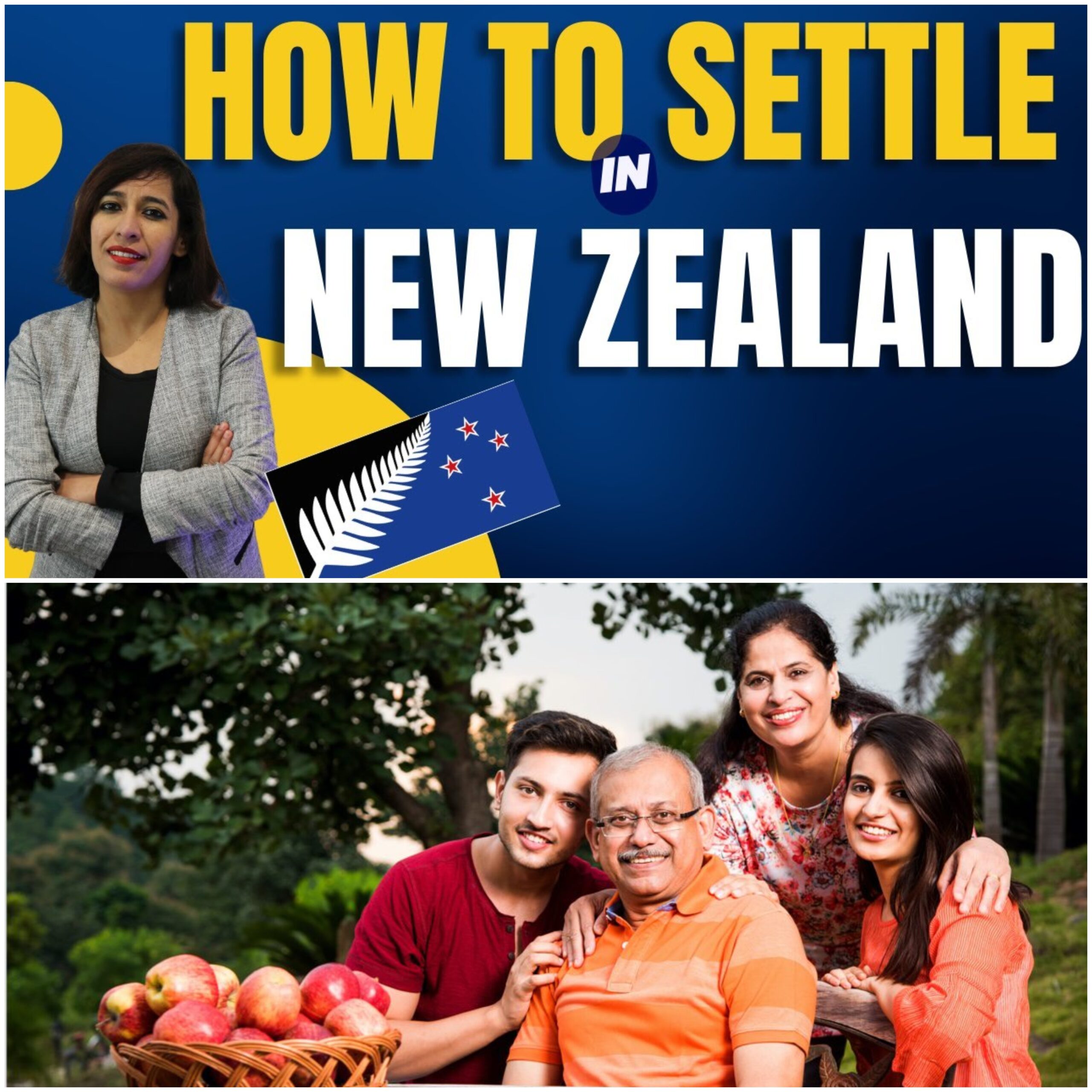 How can I permanently settle in New Zealand from India?