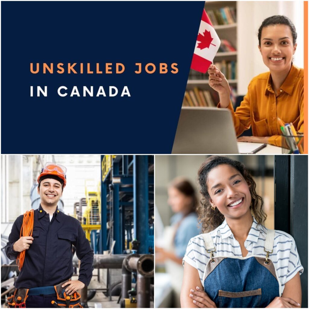 unskilled job in Canada