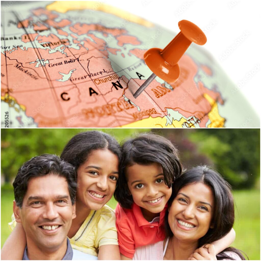 settle in Canada with family from India