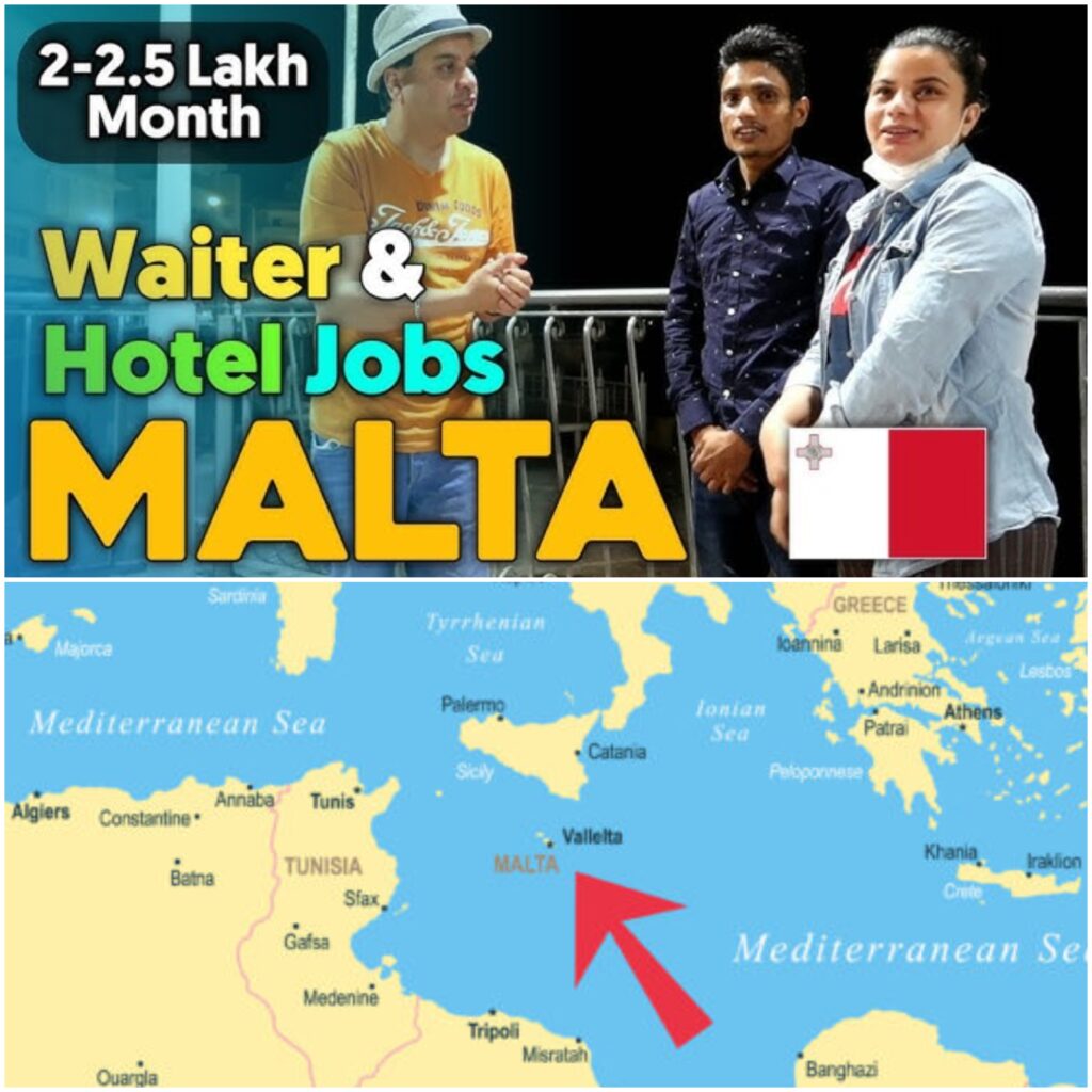 job in Malta from India