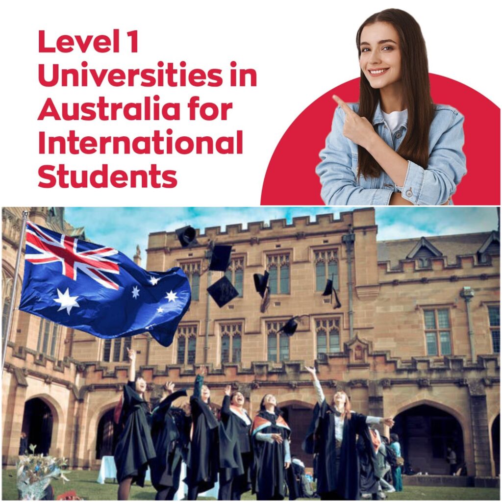 Level  1 universities in Australia