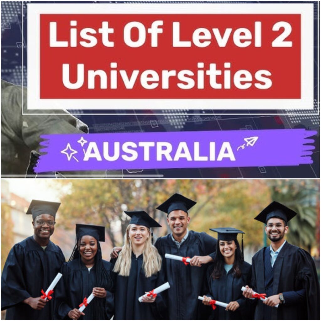 Top List of Level 2 Universities in Australia