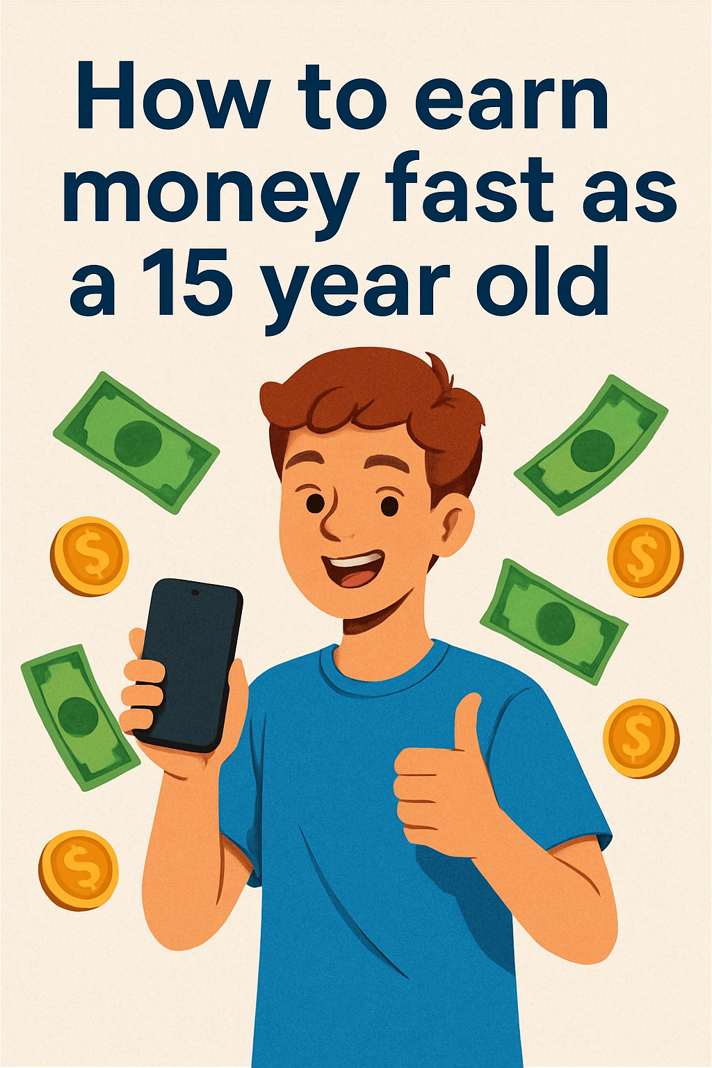 how to earn money fast as a 15 year old