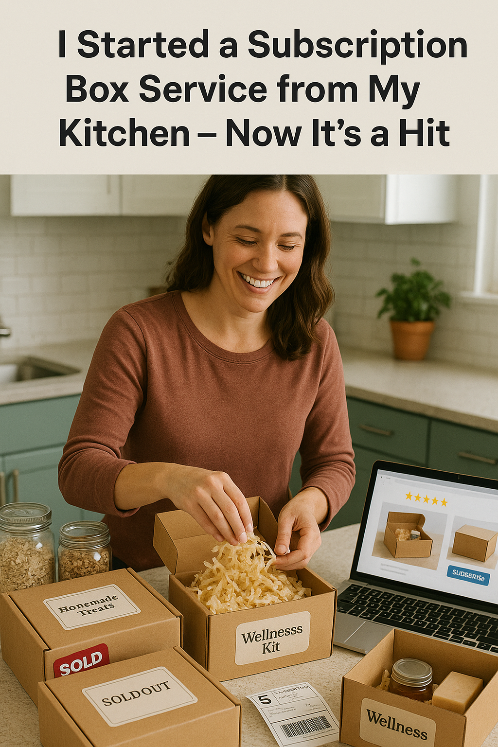I Started a Subscription Box Service from My Kitchen - Now It's a Hit