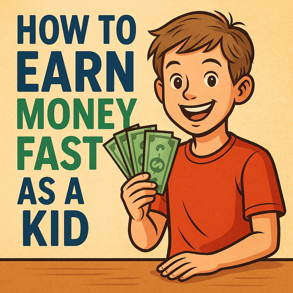how to earn money fast as a kid
