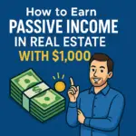 how to earn passive income in real estate with $1,000