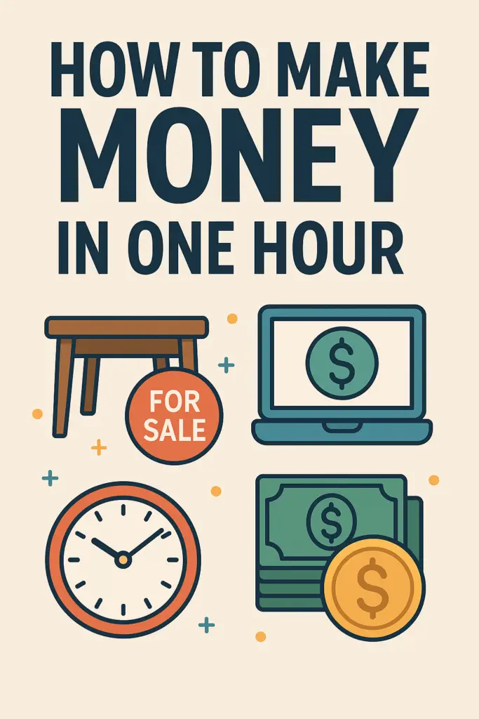 how to make money in one hour