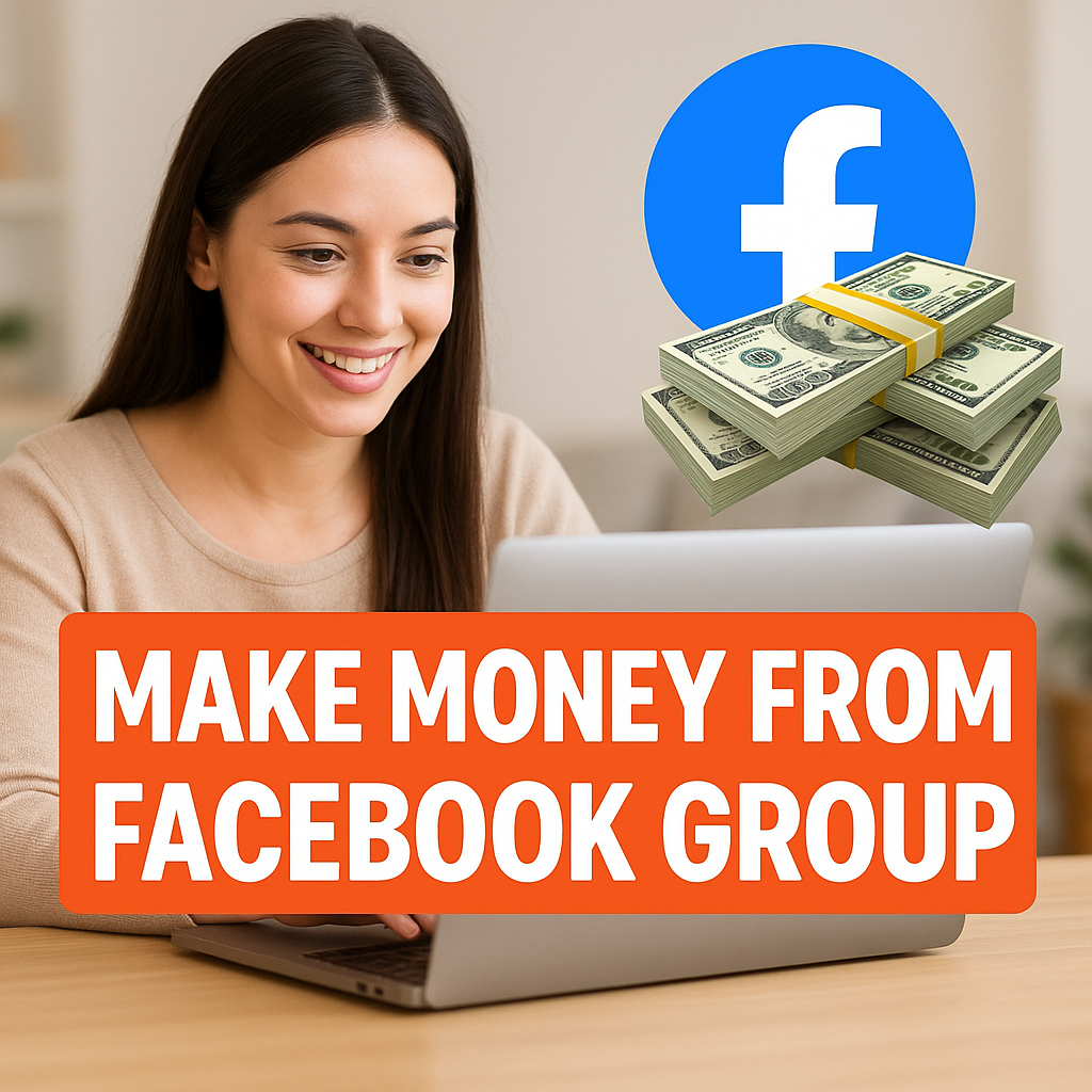 make money from facebook group