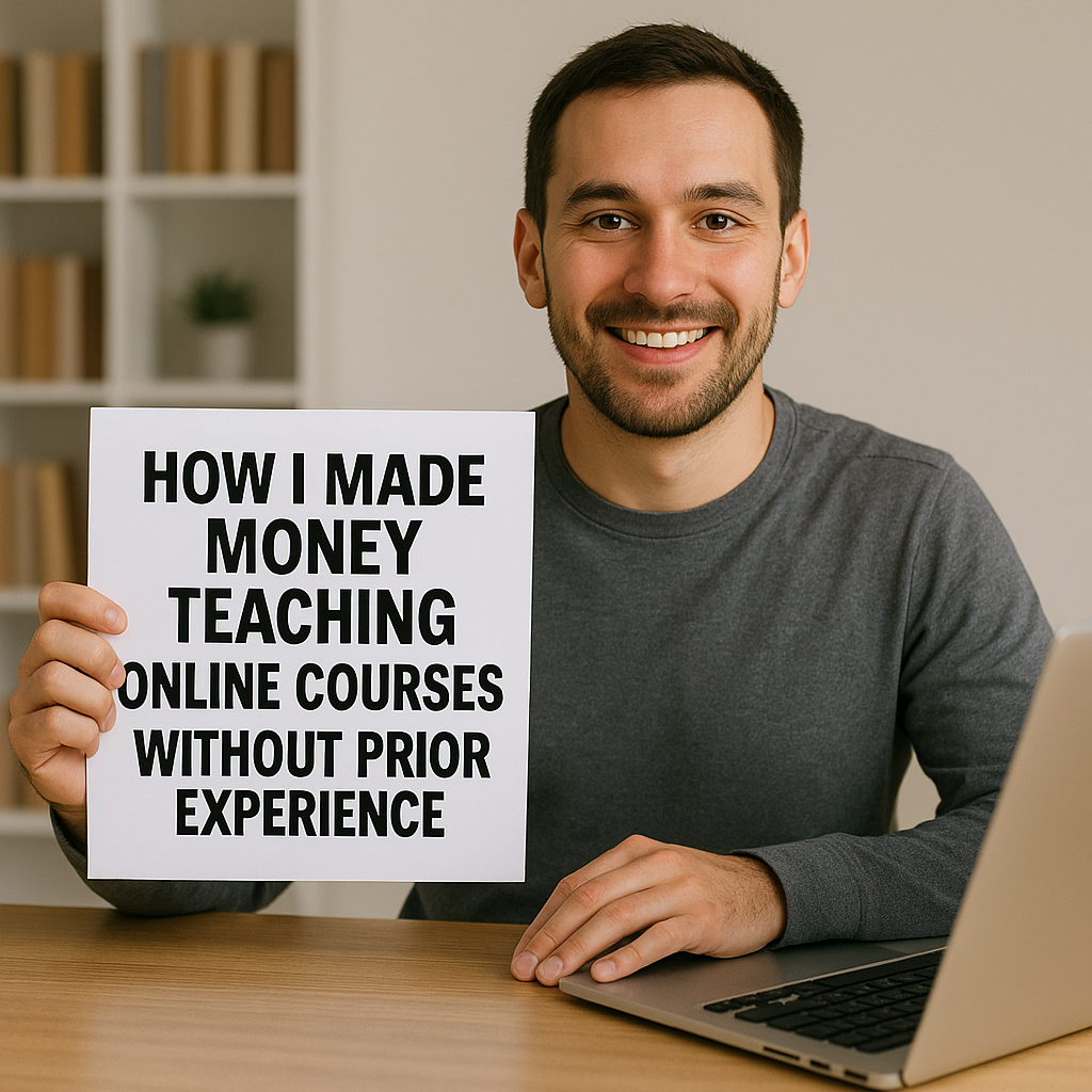 How I Made Money Teaching Online Courses Without Prior Experience