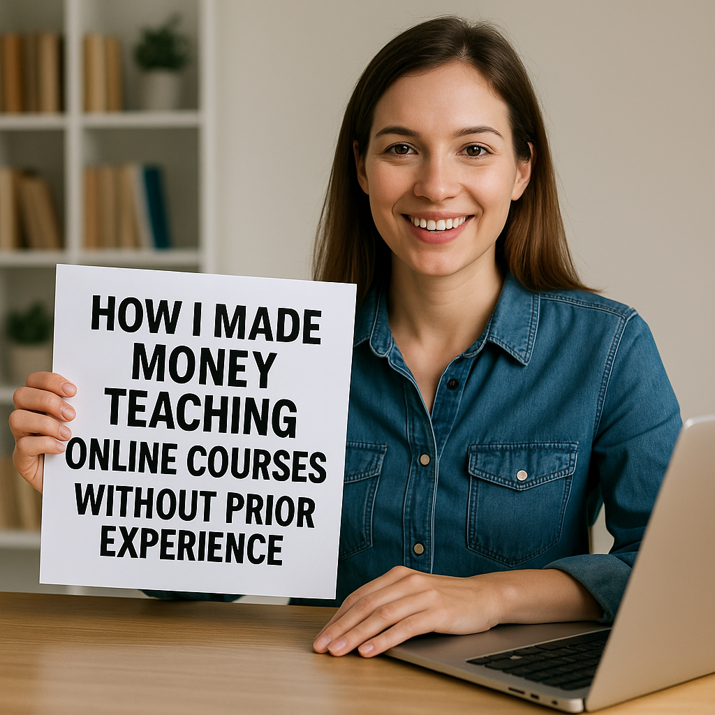 How I Made Money Teaching Online Courses Without Prior Experience