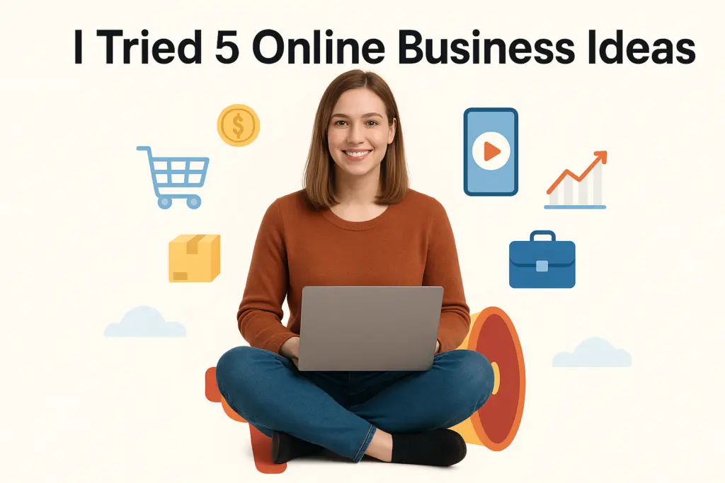 I Tried 5 Online Business Ideas - Here’s What Actually Made Me Money