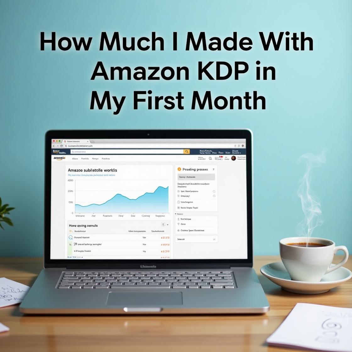How Much I Made With Amazon KDP in My First Month