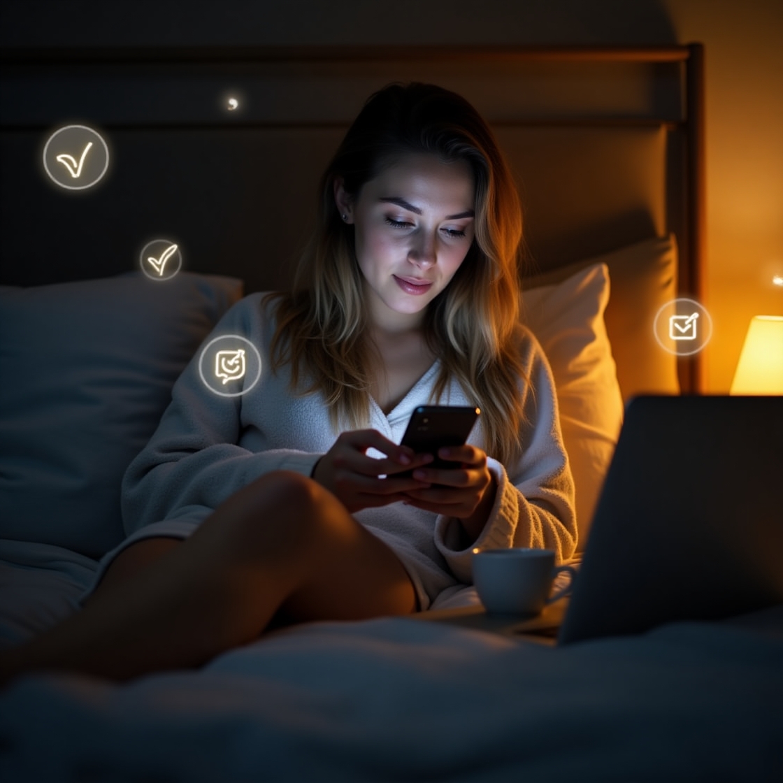 How I Make Quick Cash Doing Tasks on My Phone at Night
