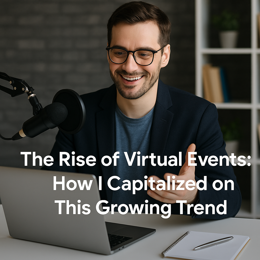 The Rise of Virtual Events: How I Capitalized on This Growing Trend