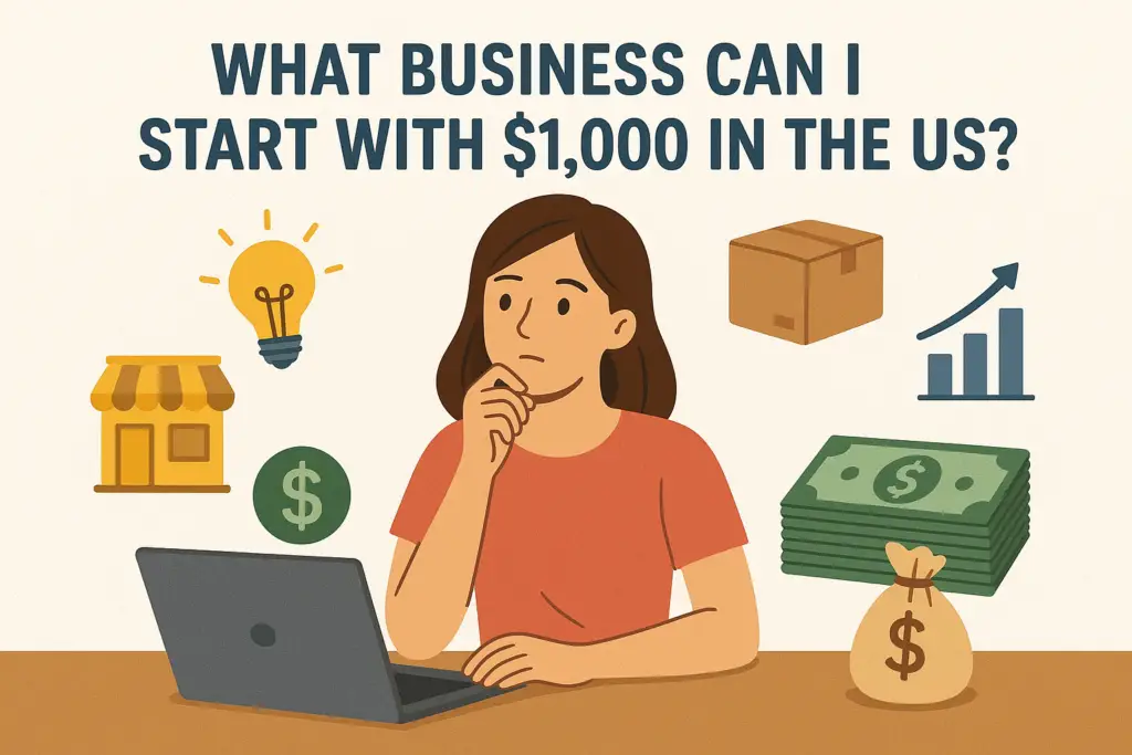 Which business can I start with $1000 in the USA?