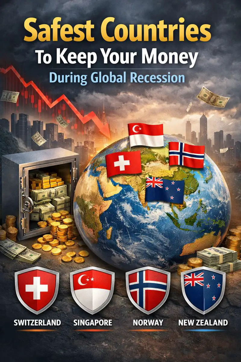 Safest Countries to Keep Your Money During Global Recession